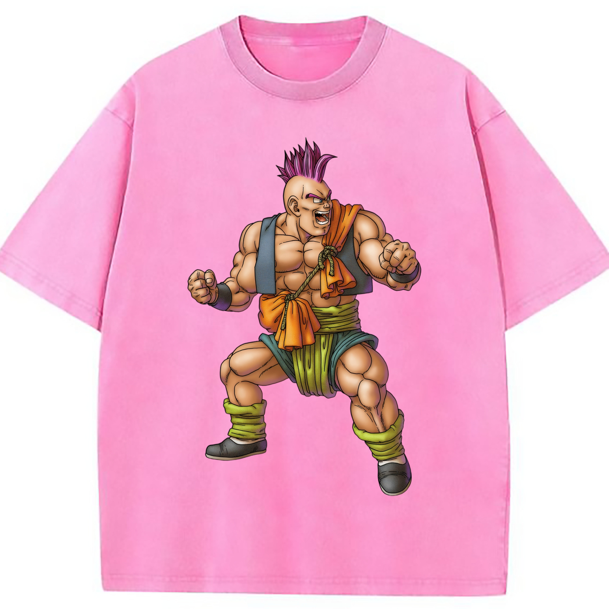 （画像用） ドラゴンクエスト Doragon Kuesuto Dragon Quest 綿100% ヴィンテージ風 半袖Tシャツ（フロントプリント）